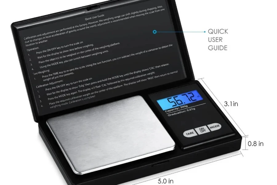 Changxie 100g-500g Digital Pocket Scale