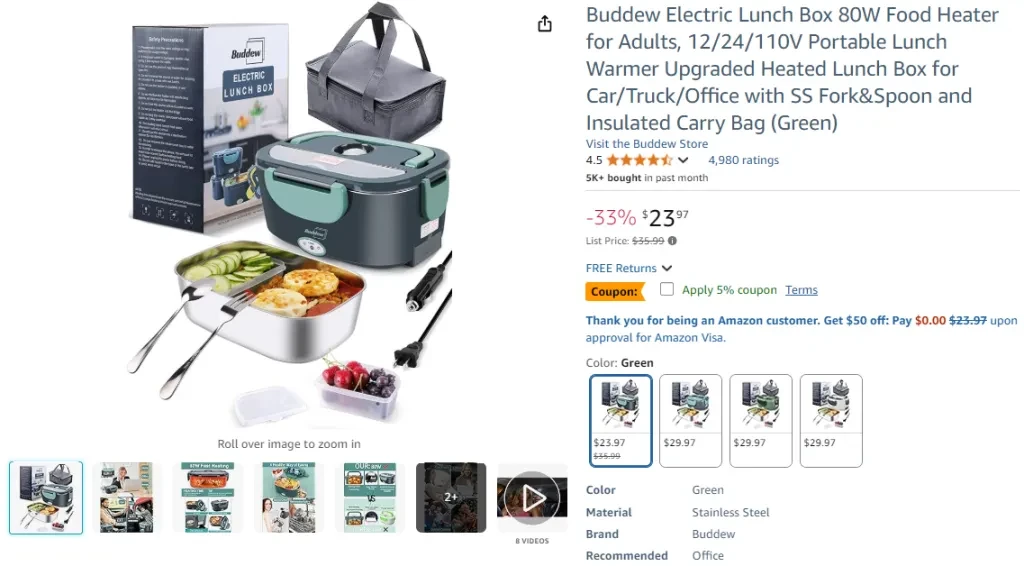 Electric Lunch Box