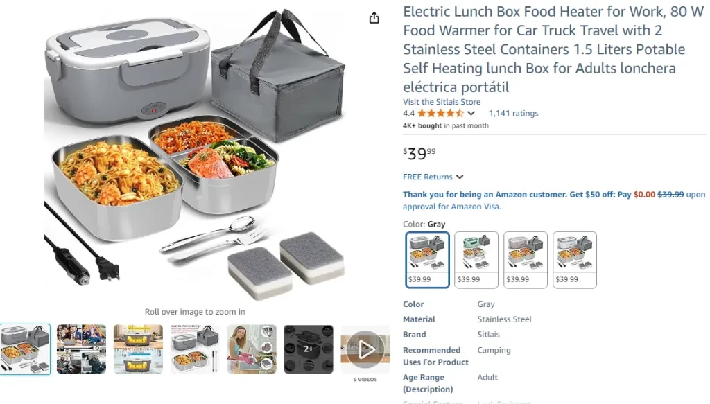 Electric Lunch Box