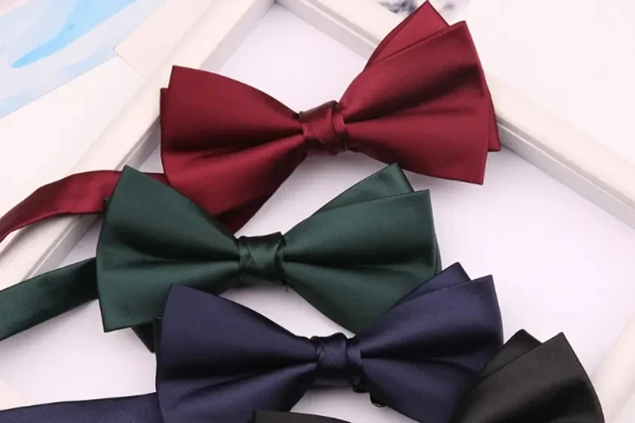 Fashion Silky Bowties for Men’s Wedding and Party Accessories