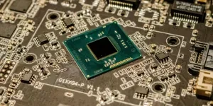 Green and Black Circuit Board