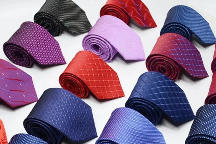 Men’s Polyester Striped Neck Tie