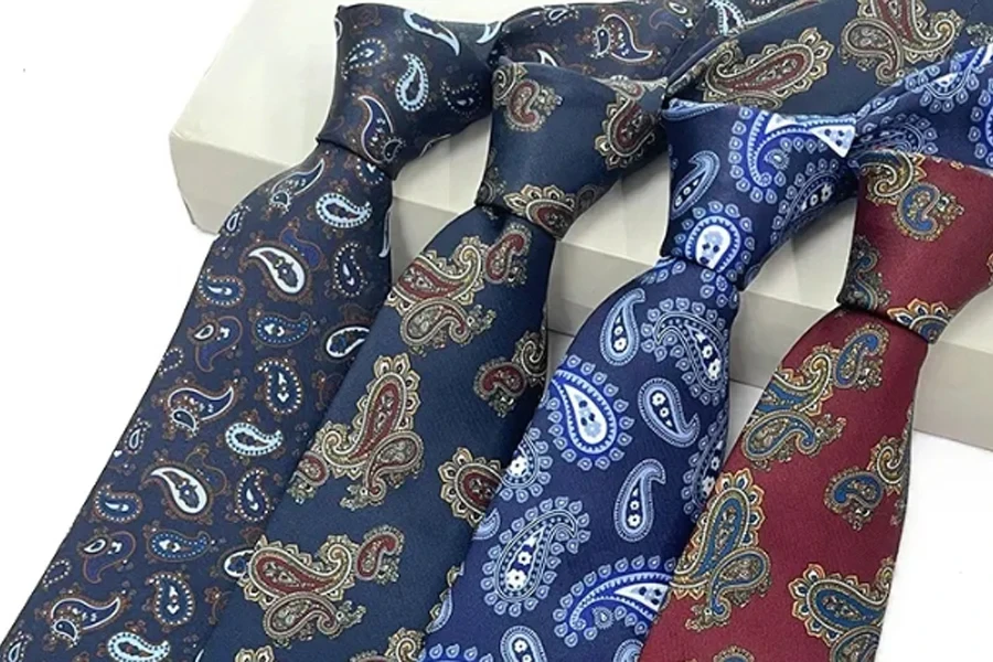 Printed Floral Design Neckties