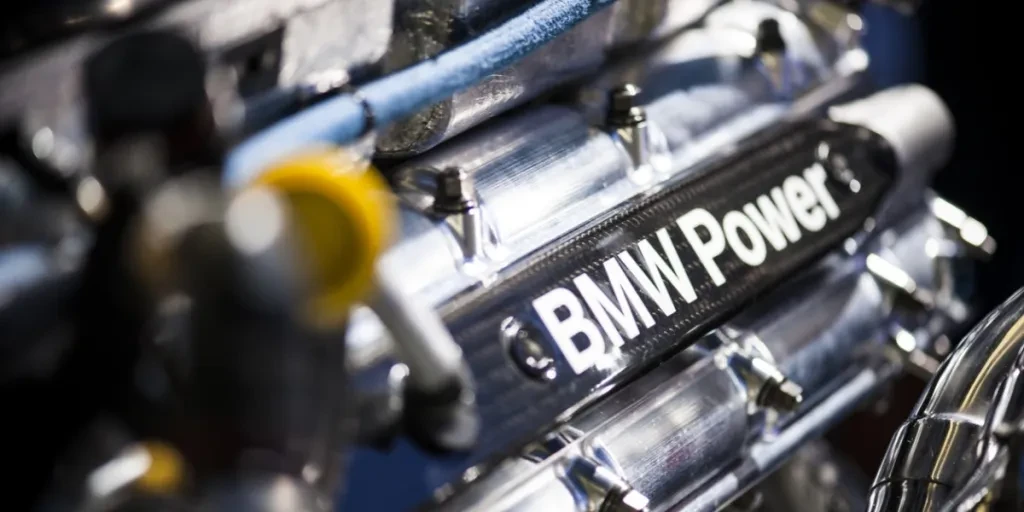 Stock Image of a BMW engine