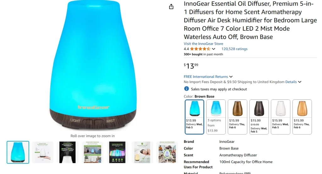 Ultimate Aromatherapy Diffuser & Essential Oil Set