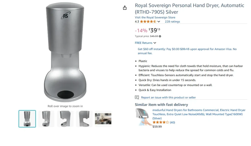 Hand Dryer