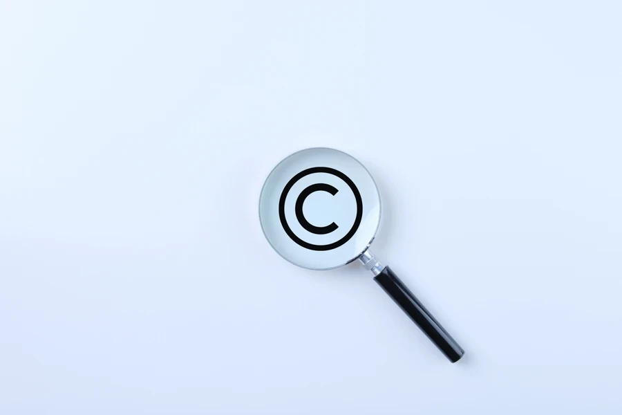 Copyright protection and patenting concept