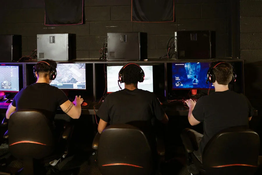 Men Playing Computer Games