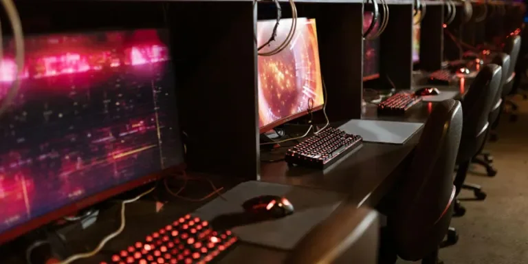 Turned On Gaming Computers