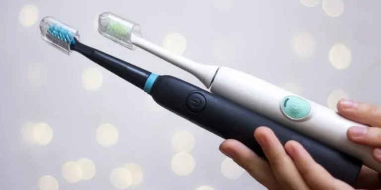 Two electric toothbrushes