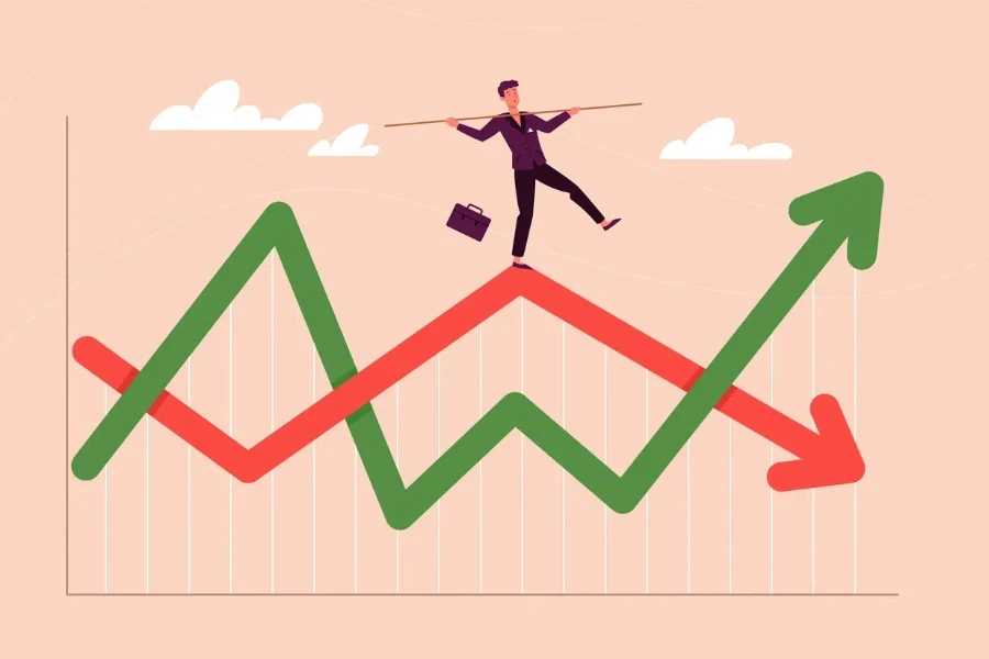 Animated arrows going upwards