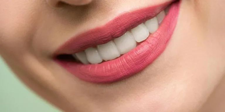 close-up image of a woman smiling