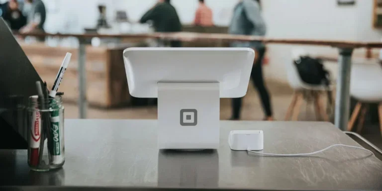 White square pos for field marketing