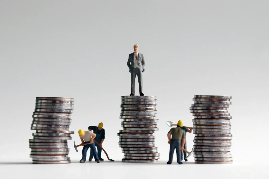 A concept of a business making revenue