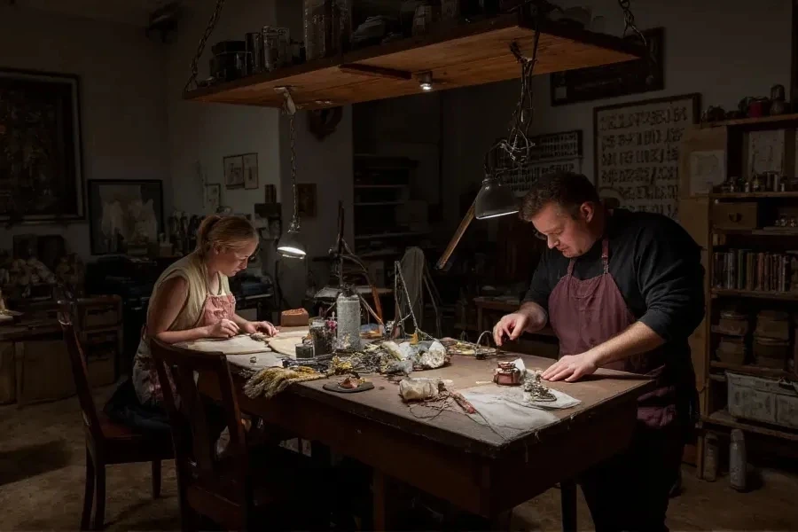 Craftsman in Worshop