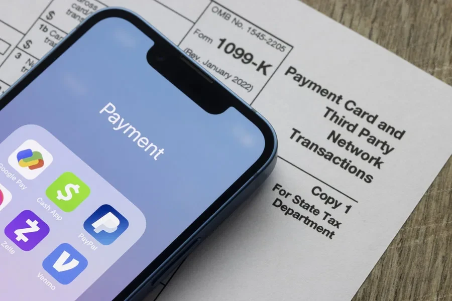 Different payment apps on a phone