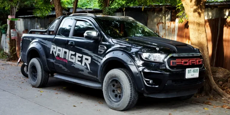 Ford Ranger parked on a street