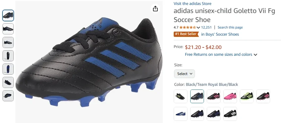 Goletto Ground Soccer Footwear