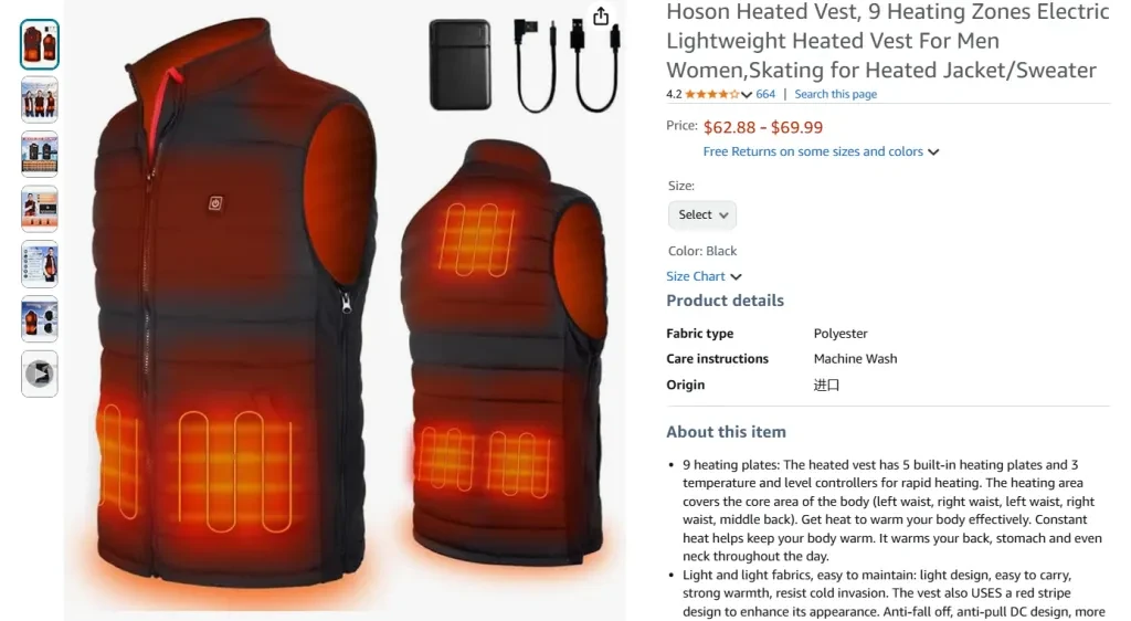 Heated Vest
