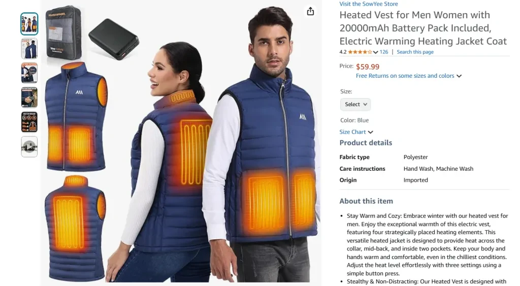 Heated Vest
