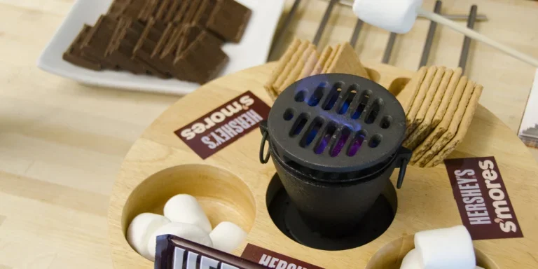 Hershey’s s’mores with a black s’mores maker