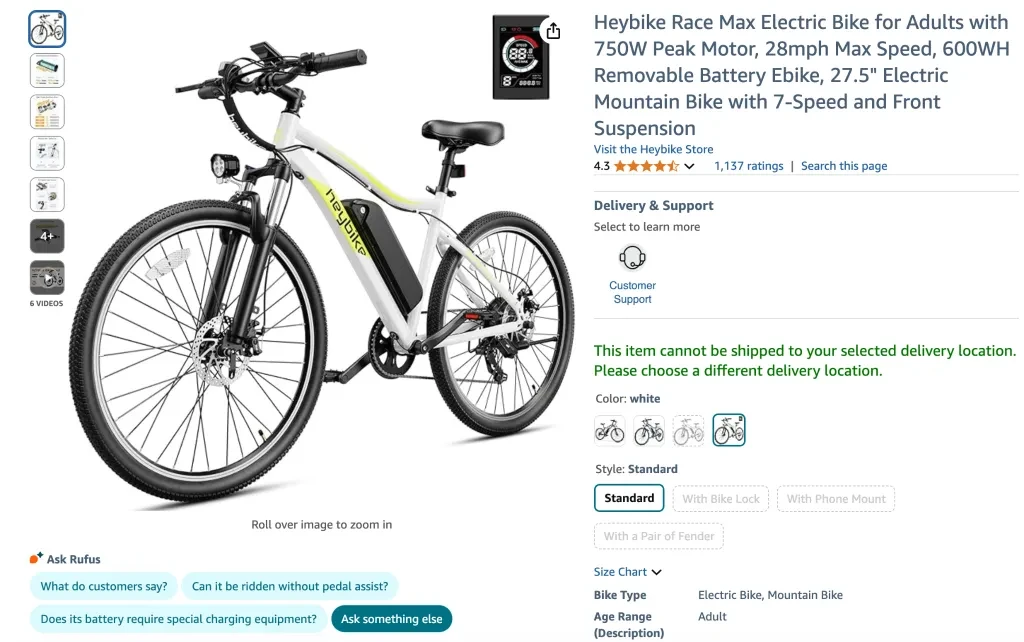 Heybike Race Max Electric Bike for Adults