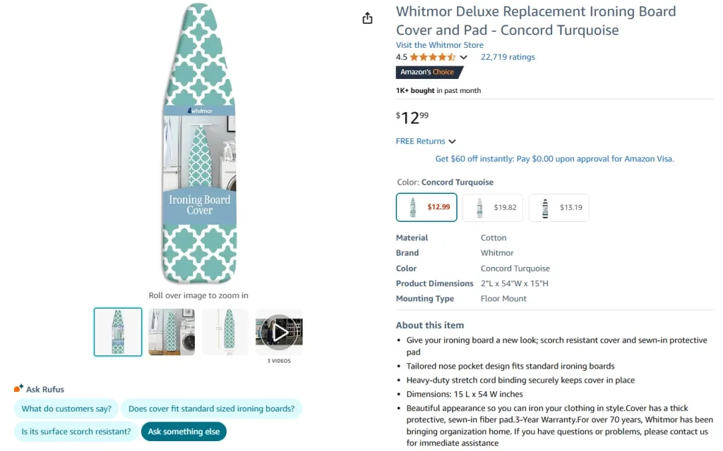 Ironing Board Covers