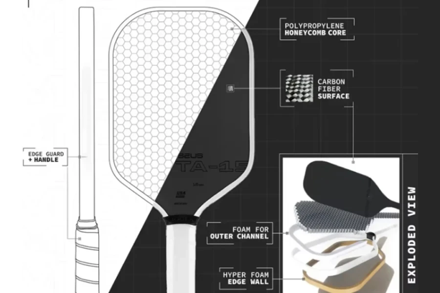 MOD TA-15 Pro Edition Gen 3 Pickleball Paddle