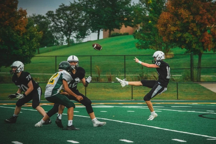 Men Playing American Football