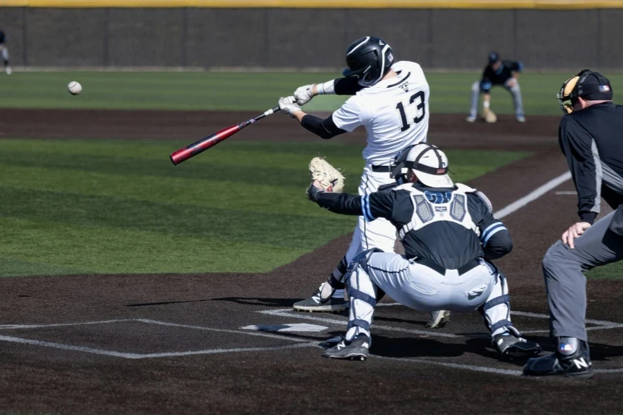 Men Playing Baseball