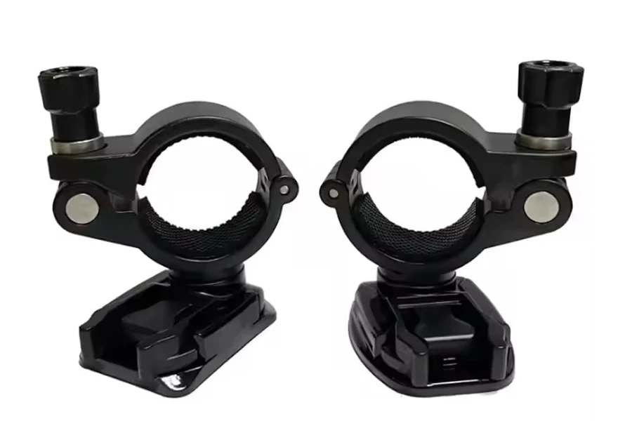 Motorcycle Dash Cam Holder Flashlight Stand - Adjustable 360° Mount