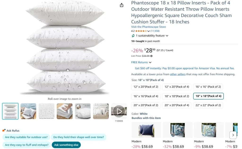 Outdoor Pillows & Cushions