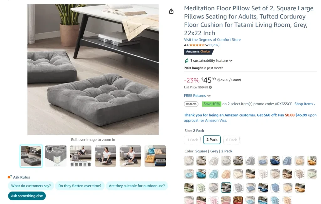 Outdoor Pillows & Cushions