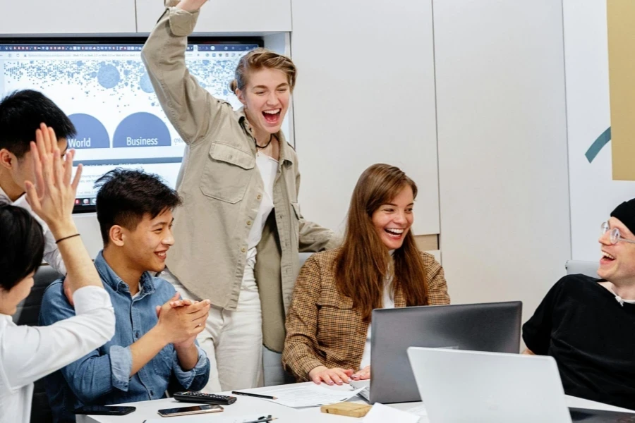 People Having a Business Meeting in the Office
