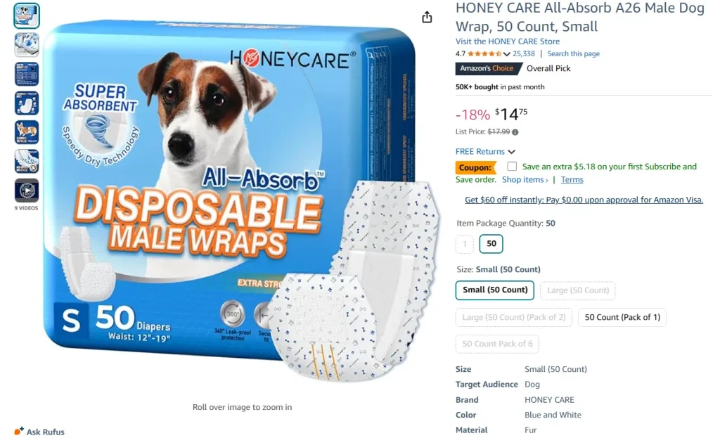 Pet Diapers