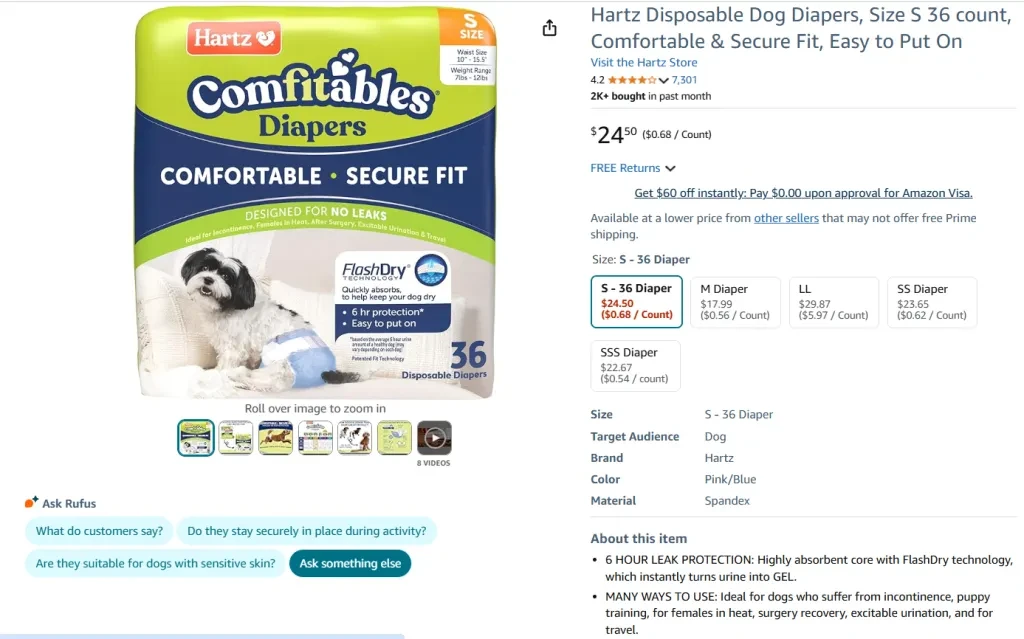 Pet Diapers