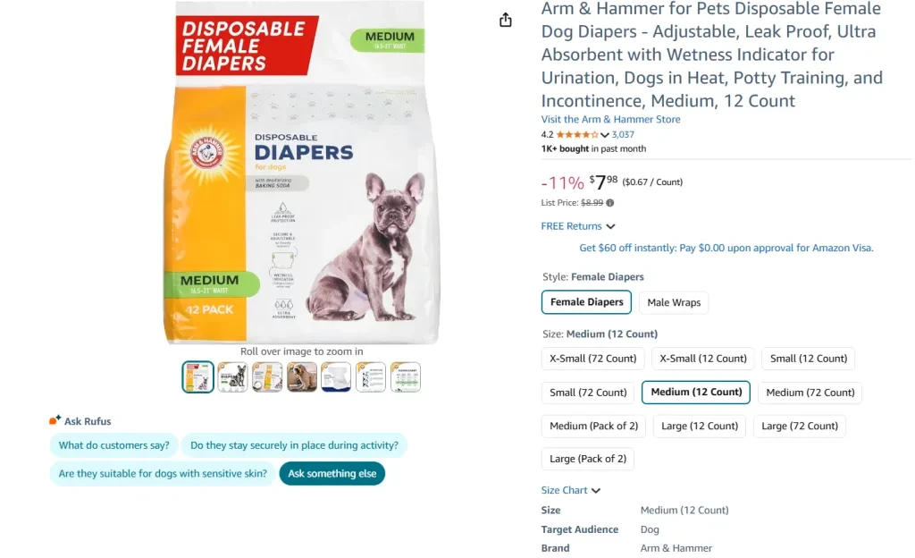 Pet Diapers