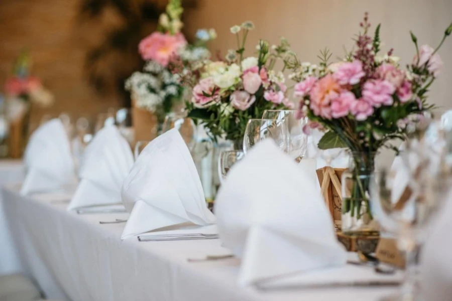 Pink Flower Glass and Crystal Vases