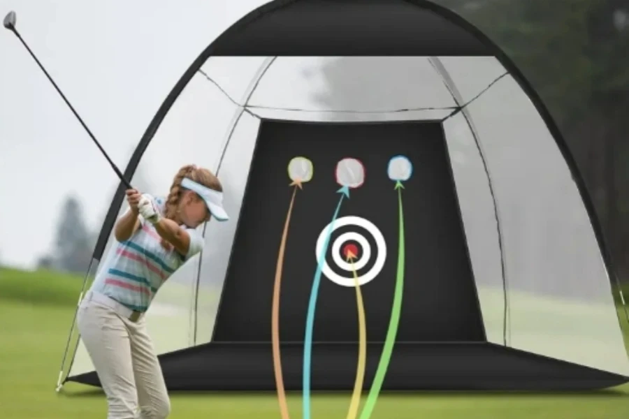 Portable Training Golf Net for Backyard Practice
