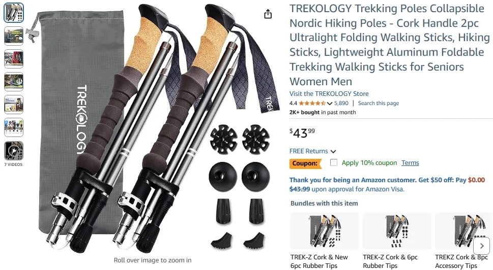REKOLOGY Trekking Poles