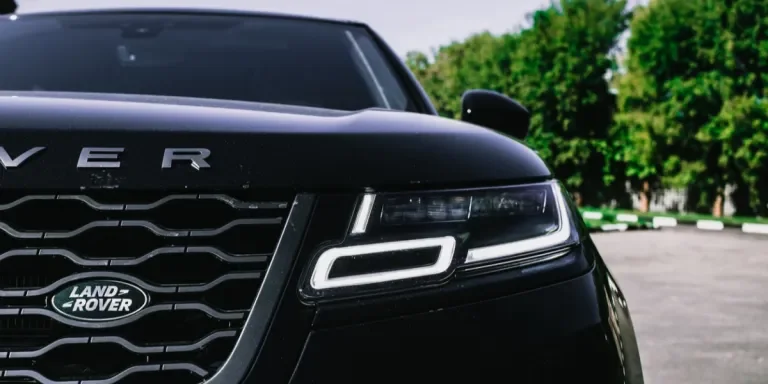 Range Rover Velar finished in black