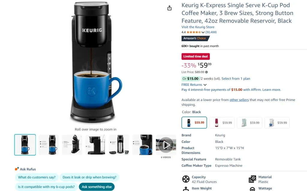 Single Cup Brewers