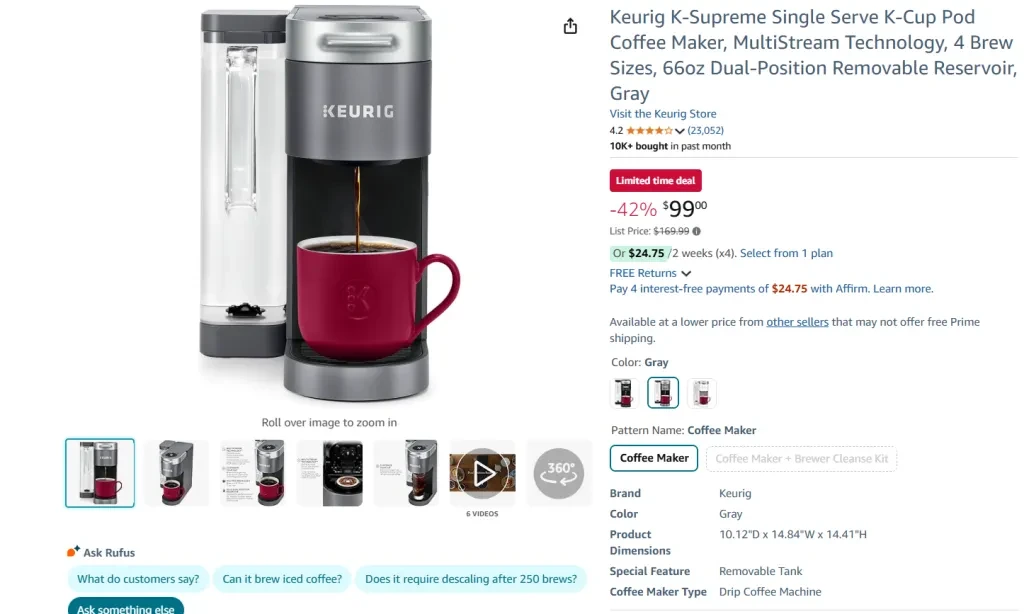 Single Cup Brewers