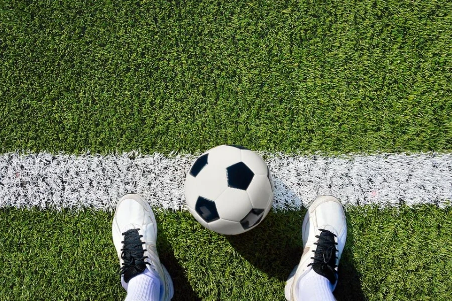 Soccer Player Standing on the Field