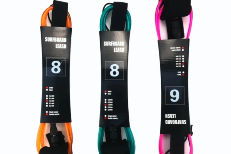 Surfboard Leash with AnkleKnee Cuff
