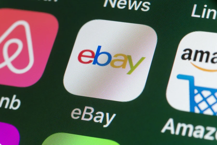 The eBay app icon in an app gallery