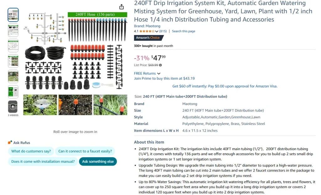 Watering Kits