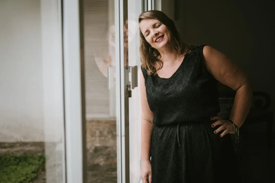 Woman in Plus Size Dresses
