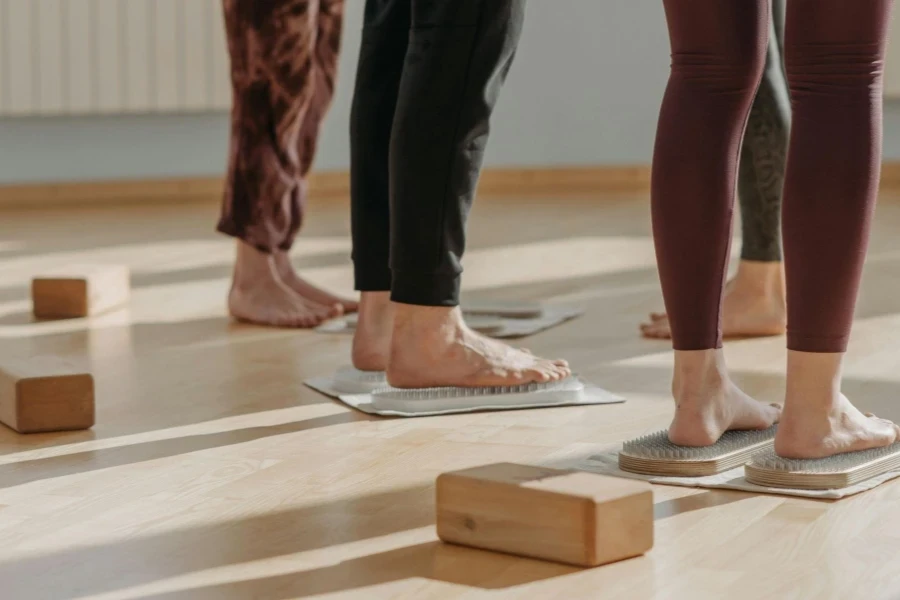 Women on Yoga Practise