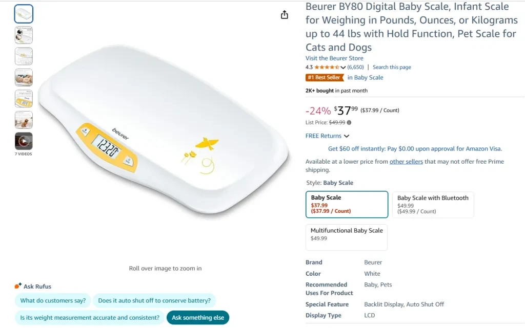 baby scale